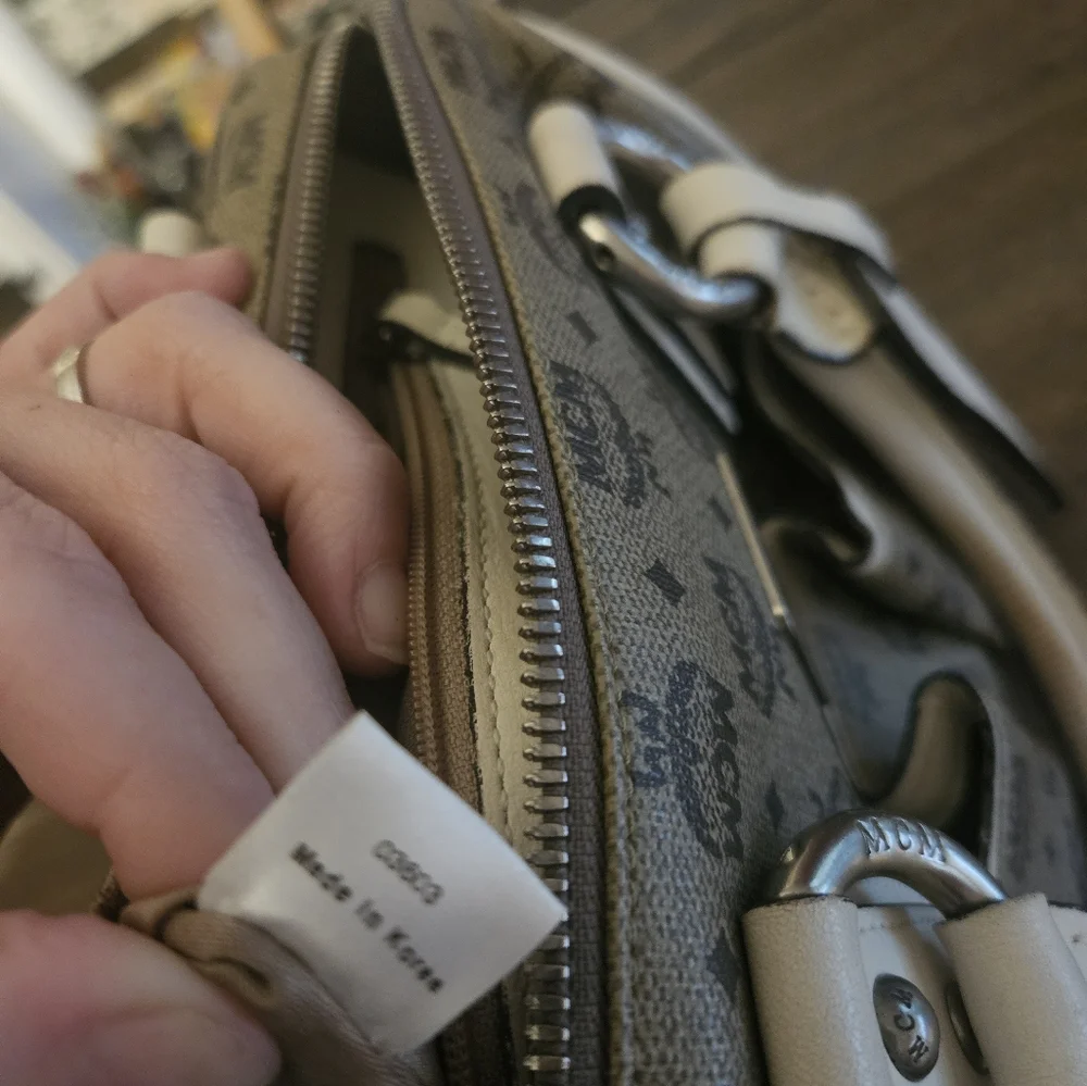 MCM Munchen Mini Bowler Bag - Picture 15 of 16